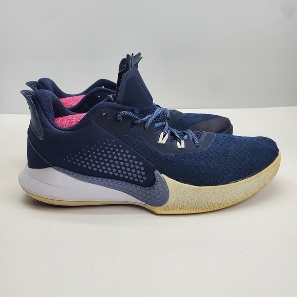 Nike Shoes Men's 11.5 Kobe Mamba Fury TB Navy Blue Sneakers CK6632-400 - Picture 9 of 16